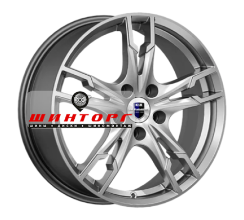 Купить диски K&K 7x17/4x100 ET43 D60,1 Солар-оригинал (КС875) Дарк платинум от производителя K&K в Казани