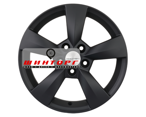 Купить диски Khomen Wheels 6x15/5x100 ET40 D57,1 KHW1504 (Polo) Black matt от производителя Khomen Wheels в Казани