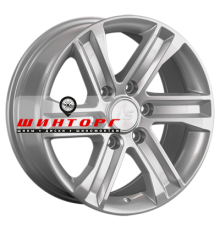 LS 8x17/6x139,7 ET36 D100,1 1359 Sil (конус, Колпак+лого)