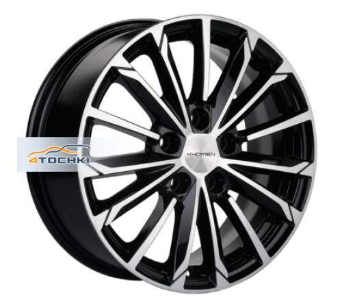 Купить диски Khomen Wheels 6,5x16/5x114,3 ET50 D67,1 KHW1611 (Huyndai/Kia) Black-FP от производителя Khomen Wheels в Казани