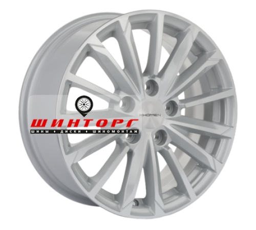 Купить диски Khomen Wheels 6,5x16/5x114,3 ET45 D67,1 KHW1611 (Huyndai/Mazda) F-Silver от производителя Khomen Wheels в Казани