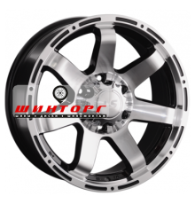 LS 7,5x17/6x139,7 ET25 D106,1 1289 BKF (конус, Колпак+лого)