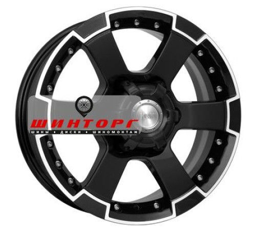 Купить диски K&K 7x16/6x139,7 ET22 D107,1 M56-оригинал (КС593) Алмаз черный от производителя K&K в Казани