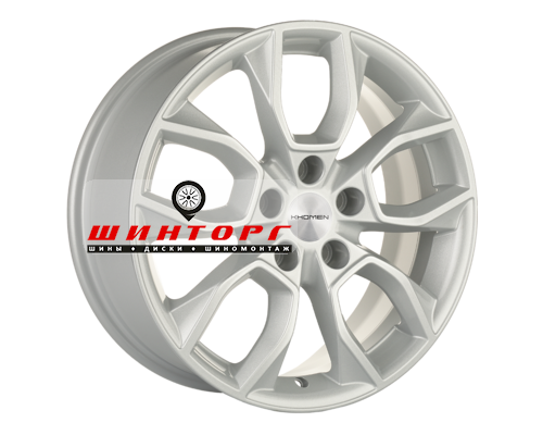 Купить диски Khomen Wheels 7x17/5x112 ET45 D57,1 KHW1713 (Karoq) F-Silver от производителя Khomen Wheels в Казани