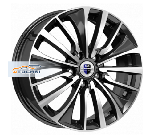 Купить диски K&K 6,5x17/4x100 ET45 D67,1 Flanker (КС905) Алмаз черный от производителя K&K в Казани