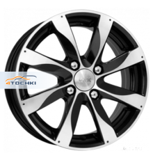 K&K 6x15/4x100 ET37 D60,1 Джемини-оригинал (КС617) Алмаз черный