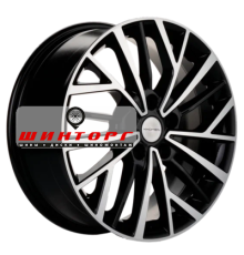 Khomen Wheels 7x17/5x114,3 ET45 D66,1 KHW1717 (Teana/X-trail) Black-FP