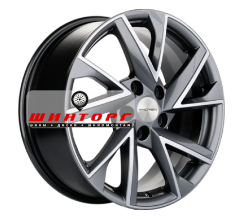 Купить диски Khomen Wheels 7x17/5x108 ET40 D60,1 KHW1714 (Chery Tiggo/Tiggo 7 Pro) Gray-FP от производителя Khomen Wheels в Казани