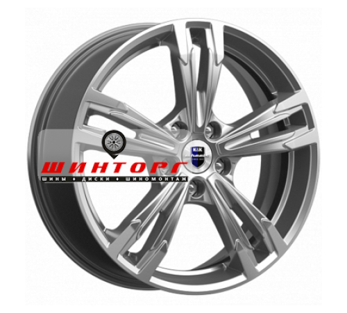 Купить диски K&K 7x18/5x108 ET45 D67,1 Karrera Light (КС935) Дарк платинум брайт от производителя K&K в Казани