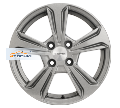 Купить диски Khomen Wheels 6x15/4x100 ET50 D60,1 KHW1502 (Vesta) G-Silver от производителя Khomen Wheels в Казани