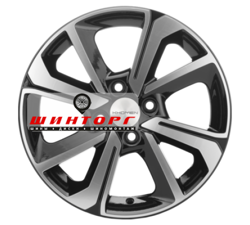 Купить диски Khomen Wheels 6x15/4x100 ET50 D60,1 KHW1501 (Vesta) Black-FP от производителя Khomen Wheels в Казани
