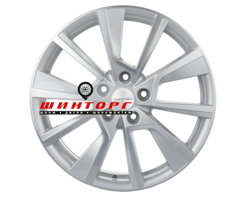 Купить диски Khomen Wheels 7x18/5x112 ET43 D57,1 KHW1802 (Kodiaq/Tiguan) F-Silver-FP от производителя Khomen Wheels в Казани