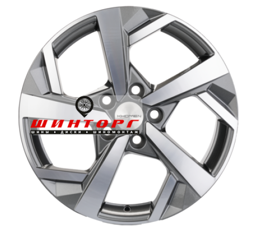 Купить диски Khomen Wheels 7x17/5x112 ET43 D57,1 KHW1712 (Karoq/Octavia/Passat/Tiguan) Gray-FP от производителя Khomen Wheels в Казани Купить диски Khomen Wheels 7x17/5x112 ET43 D57,1 KHW1712 (Karoq/Octavia/Passat/Tiguan) Gray-FP от производителя Khomen Wheels в Казани