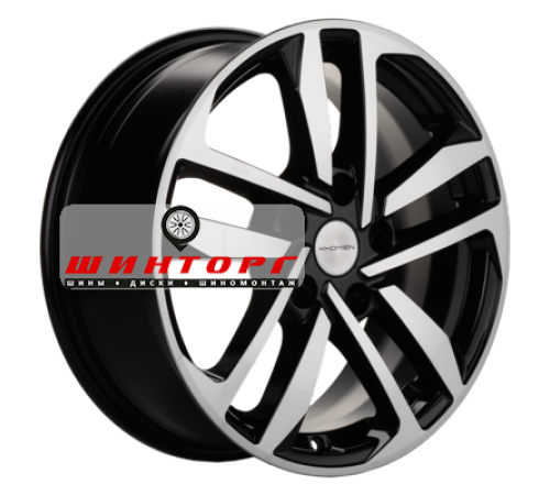 Купить диски Khomen Wheels 6,5x16/5x114,3 ET45 D67,1 KHW1612 (Huyndai/Mazda) Black-FP от производителя Khomen Wheels в Казани