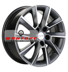 Khomen Wheels 6x15/5x105 ET39 D56,6 KHW1507 (Aveo) Gray-FP