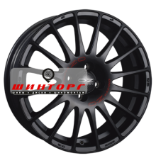 OZ 8x17/5x112 ET35 D75 Superturismo GT Matt Black + Red Lettering