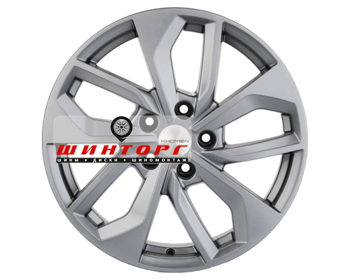 Купить диски Khomen Wheels 7x17/5x112 ET40 D57,1 KHW1703 (Kodiaq/Tiguan) G-Silver от производителя Khomen Wheels в Казани