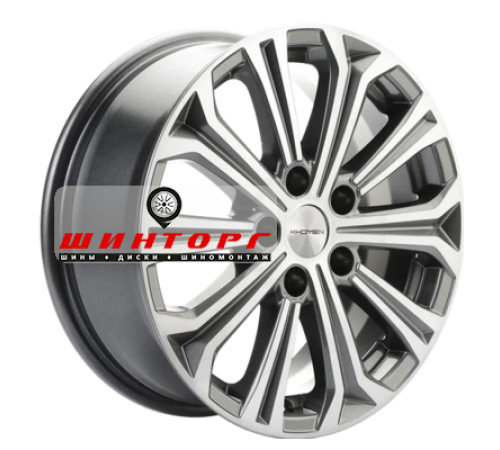 Купить диски Khomen Wheels 6,5x16/5x114,3 ET47 D66,1 KHW1610 (Fluence/Juke) Gray-FP от производителя Khomen Wheels в Казани Купить диски Khomen Wheels 6,5x16/5x114,3 ET47 D66,1 KHW1610 (Fluence/Juke) Gray-FP от производителя Khomen Wheels в Казани