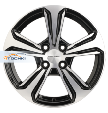 Khomen Wheels 6x15/4x100 ET48 D54,1 KHW1502 (Rio/Solaris) Black-FP