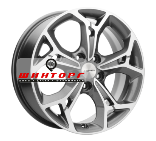 Купить диски Khomen Wheels 7x17/5x110 ET46 D63,3 KHW1702 (Changan CS35/CS35 Pro) Gray-FP от производителя Khomen Wheels в Казани