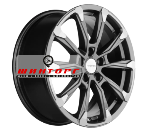 Купить диски Khomen Wheels 7,5x18/5x114,3 ET50 D54,1 KHW1808 (Geely Coolray) Gray-FP от производителя Khomen Wheels в Казани