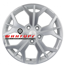 Khomen Wheels 7x17/5x112 ET40 D57,1 KHW1715 (Kodiaq/Tiguan) F-Silver-FP