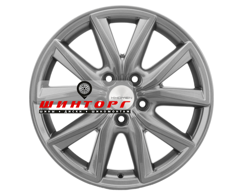 Купить диски Khomen Wheels 7x17/5x114,3 ET50 D67,1 KHW1706 (CX-5/Seltos/Optima) Gray от производителя Khomen Wheels в Казани