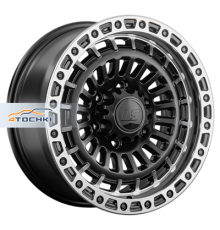 LS 9x18/6x139,7 ET30 D100,1 1348 BKSL (конус, Колпак+лого)