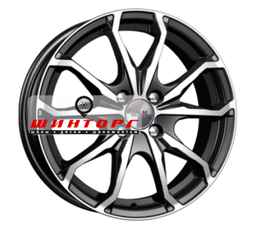 Купить диски K&K 6x16/4x114,3 ET40 D67,1 Brent (КС733) Алмаз черный от производителя K&K в Казани