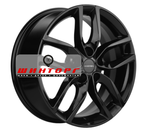 Купить диски Khomen Wheels 6,5x17/5x114,3 ET45 D66,1 KHW1708 (Nissan Tiida) Black от производителя Khomen Wheels в Казани