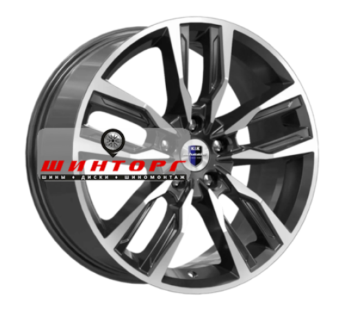 Купить диски K&K 8x18/5x115 ET40 D70,2 Борэй (КС901) Алмаз черный от производителя K&K в Казани