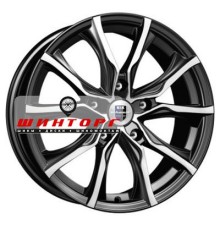 K&K 7,5x17/5x114,3 ET45 D66,1 Твист (КС697) Алмаз черный