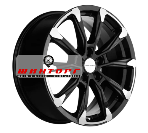 Купить диски Khomen Wheels 7,5x18/5x108 ET46 D63,4 KHW1808 (Tugella/Jaguar XF/F-Pace) Black-FP от производителя Khomen Wheels в Казани
