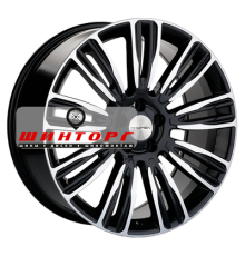 Khomen Wheels 8,5x20/5x108 ET45 D63,4 KHW2004 (Velar) Black-FP