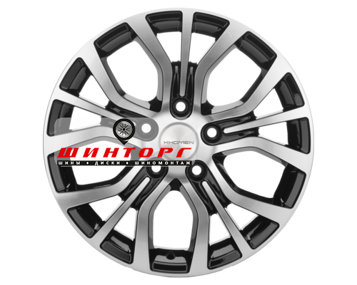 Купить диски Khomen Wheels 6,5x16/5x114,3 ET45 D60,1 KHW1608 (Toyota/Suzuki) Black-FP от производителя Khomen Wheels в Казани