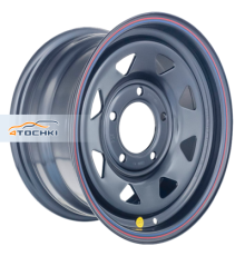 Off-Road Wheels 7x15/5x139,7 ET30 D98,5 ВАЗ Нива Черный (треуг. мелкий, с увелич.полкой под суппорт)