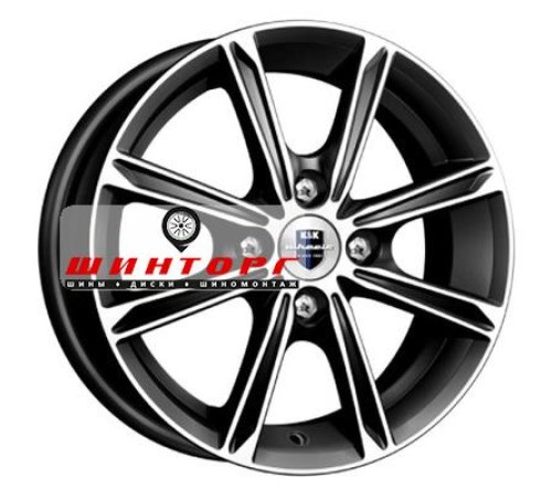 Купить диски K&K 5x13/4x98 ET35 D58,5 Флэш (КС710) Алмаз черный от производителя K&K в Казани