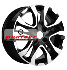 Khomen Wheels 6x15/4x98 ET36 D58,5 KHW1503 (Lada Granta) Black-FP