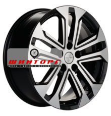 Khomen Wheels 7x18/5x108 ET46 D63,4 KHW1803 (Tugella) Black-FP