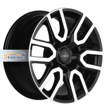 Khomen Wheels 8x17/6x139,7 ET25 D106,1 KHW1723 (LC Prado/Lexus GX) Black-FP