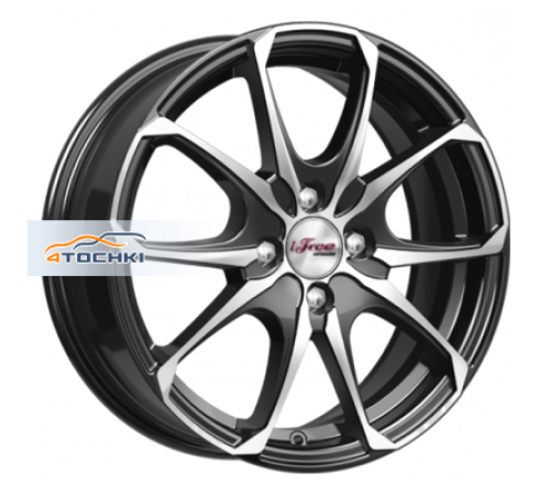 Купить диски iFree 6x16/4x100 ET35 D67,1 Такеши (КС877) Блэк Джек от производителя iFree в Казани Купить диски iFree 6x16/4x100 ET35 D67,1 Такеши (КС877) Блэк Джек от производителя iFree в Казани
