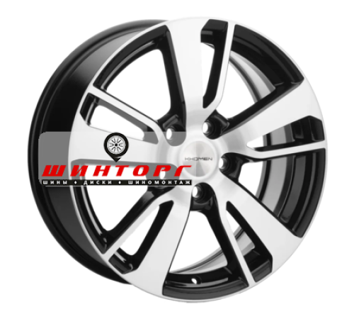 Купить диски Khomen Wheels 7x17/5x108 ET50 D63,35 KHW1704 (Ford C-Max) Black-FP от производителя Khomen Wheels в Казани