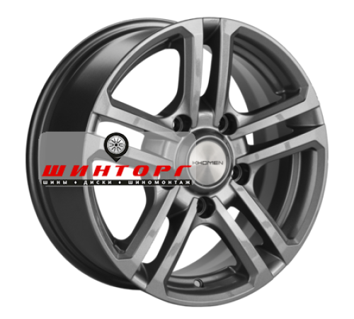 Купить диски Khomen Wheels 6,5x16/5x139,7 ET40 D98,5 KHW1602 (Niva 4x4) Gray от производителя Khomen Wheels в Казани