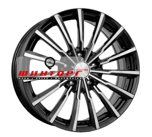 Купить диски K&K 5,5x14/4x100 ET43 D60,1 Акцент-оригинал (КС641) Алмаз черный от производителя K&K в Казани