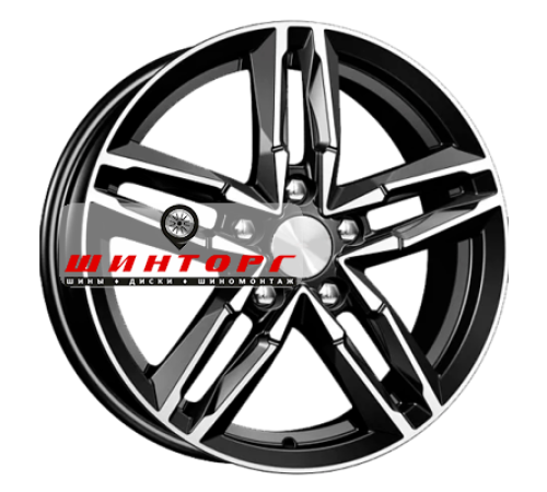 Купить диски K&K 6x16/5x110 ET44 D65,1 Sayan (КС731M) Алмаз черный от производителя K&K в Казани