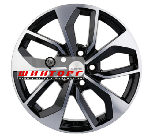 Купить диски Khomen Wheels 7x17/5x112 ET43 D57,1 KHW1703 (Kodiaq/Tiguan) Black-FP от производителя Khomen Wheels в Казани