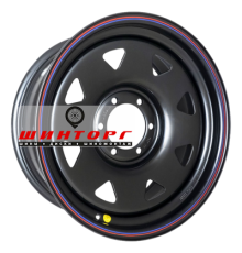 Off-Road Wheels 8x17/6x139,7 ET25 D110 Тойота Ниссан (треуг. мелкий) Черный