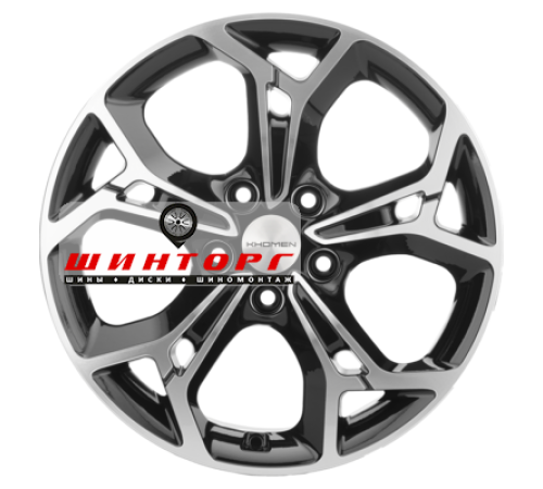 Купить диски Khomen Wheels 7x17/5x114,3 ET48,5 D67,1 KHW1702 (Sportage) Black-FP от производителя Khomen Wheels в Казани