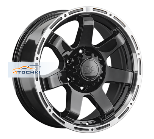 Купить диски LS 7,5x17/6x139,7 ET25 D106,1 1289 BKL (конус, Колпак+лого) от производителя LS в Казани Купить диски LS 7,5x17/6x139,7 ET25 D106,1 1289 BKL (конус, Колпак+лого) от производителя LS в Казани
