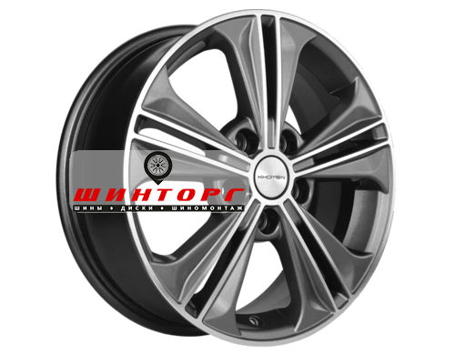 Купить диски Khomen Wheels 6x16/5x114,3 ET43 D67,1 KHW1603 (Creta/Seltos) Gray-FP от производителя Khomen Wheels в Казани